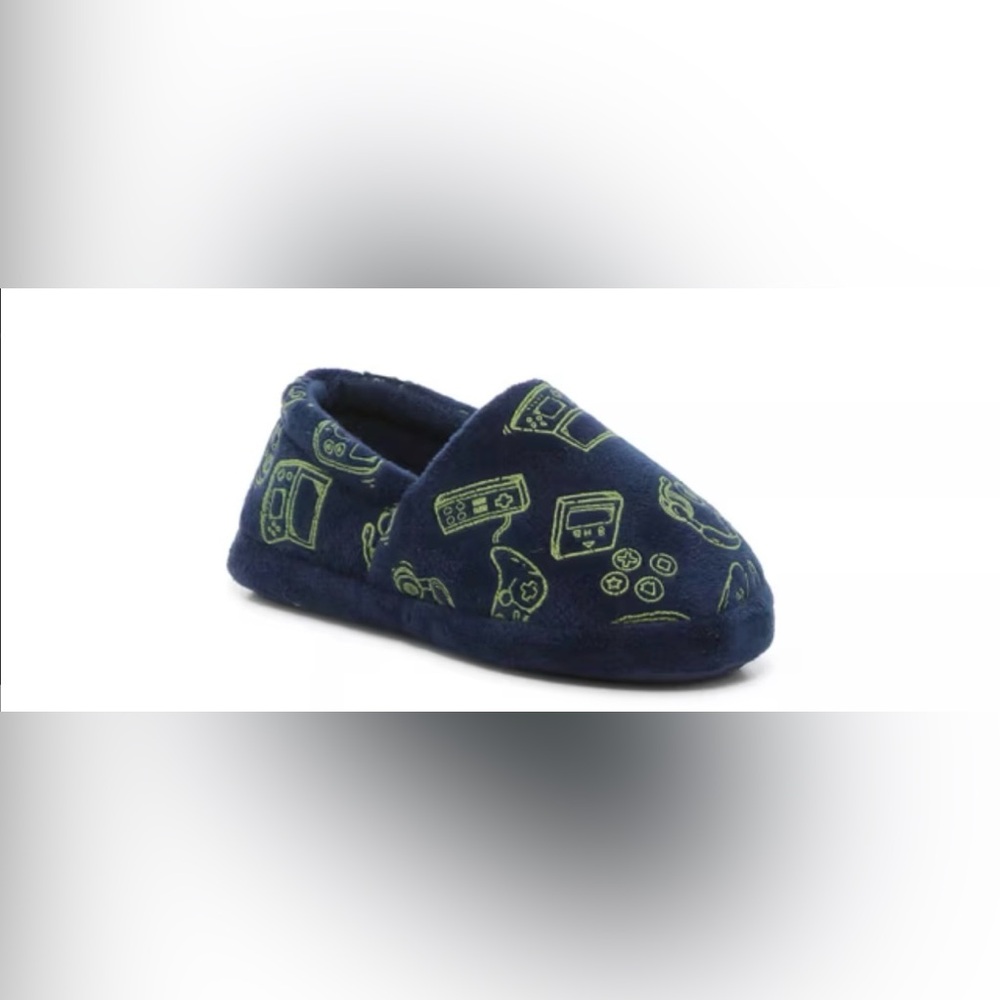 Max & Jake Boys Gamer Fleece Slippers